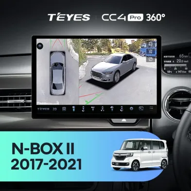 Штатная магнитола Teyes CC4 Pro 360 12/256 Honda N-WGN 2 (2019-2022) Правый руль (13")
