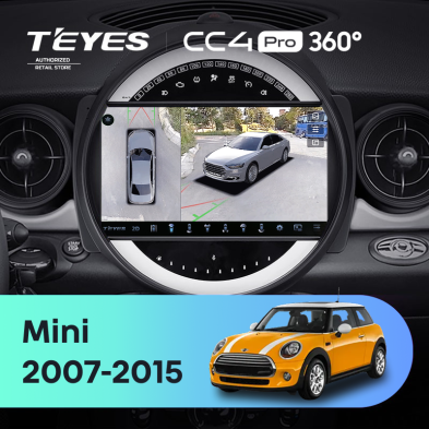 Штатная магнитола Teyes CC4 Pro 360 12/256 Mini Cooper (2007-2015) F1