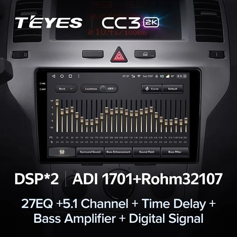 Штатная магнитола Teyes CC3 2K 6/128 Opel Zafira B (2005-2014) F2