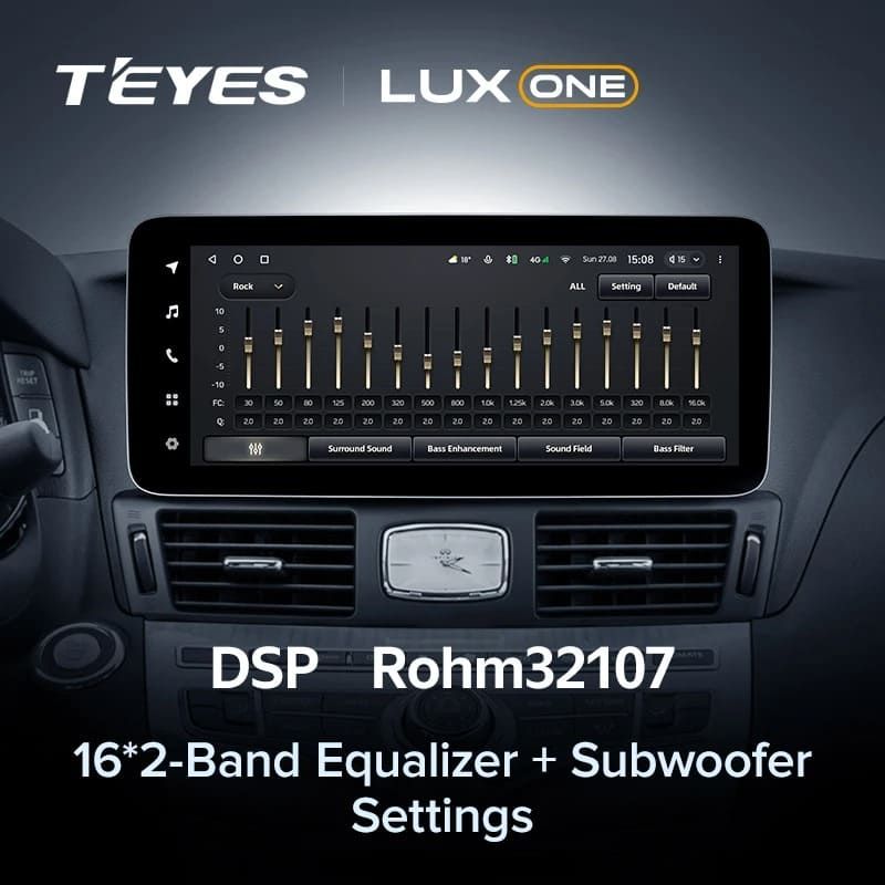 Штатная магнитола Teyes LUX ONE 360 6/128 Nissan Fuga 2 (2009-2024) Тип-B