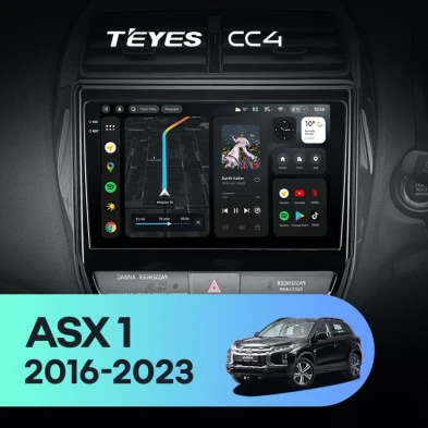 Штатная магнитола Teyes CC4 6/64 Mitsubishi ASX (2016-2026) Тип-A