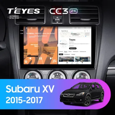 Штатная магнитола Teyes CC3 2K 6/128 Subaru XV (2015-2017) F1
