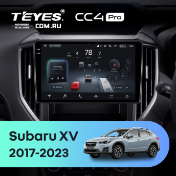 Штатная магнитола Teyes CC4 Pro 8/128 Subaru XV (2017-2023)