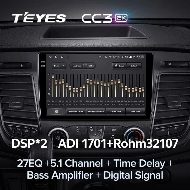 Штатная магнитола Teyes CC3 2K 4/32 Ford Transit 350 (2020-2021)