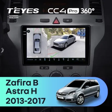 Штатная магнитола Teyes CC4 Pro 360 12/256 Opel Zafira B (2005-2014) F2