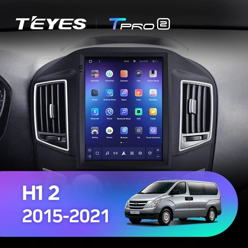 Штатная магнитола Tesla style Teyes TPRO 2 4/32 Hyundai H1 TQ (2015-2021)