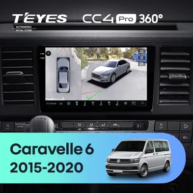 Штатная магнитола Teyes CC4 Pro 360 12/256 Volkswagen Caravelle T6 (2015-2020)
