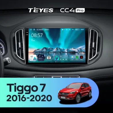 Штатная магнитола Teyes CC4 Pro 8/128 Chery Tiggo 7 (2016-2020) F1