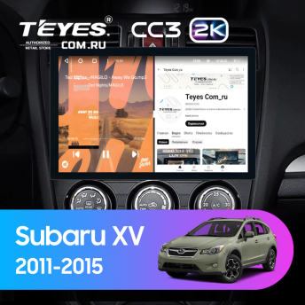 Штатная магнитола Teyes CC3 2K 4/32 Subaru XV (2011-2015) Тип-B (11")