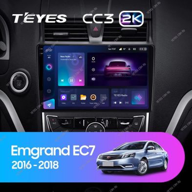Штатная магнитола Teyes CC3 2K 4/32 Geely Emgrand EC7 (2016-2018)