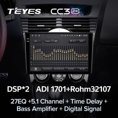 Штатная магнитола Teyes CC3 2K 4/64 Mazda RX-8 SE (2003-2008)