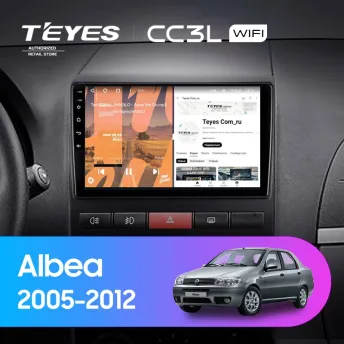 Штатная магнитола Teyes CC3L WiFi 2/32 Fiat Albea (2005-2012)
