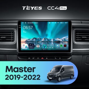Штатная магнитола Teyes CC4 Pro 8/128 Renault Master (2019-2022)