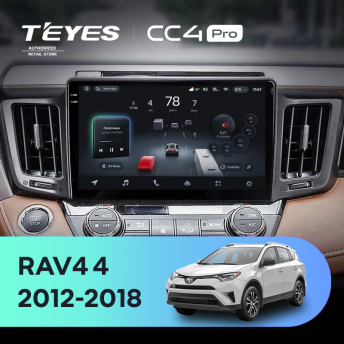 Штатная магнитола Teyes CC4 Pro 12/256 Toyota RAV4 (2012-2018)