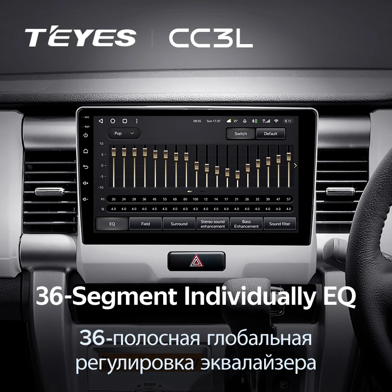 Штатная магнитола Teyes CC3L 4/64 Suzuki Hustler (2014-2019)