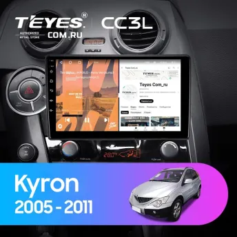 Штатная магнитола Teyes CC3L 4/64 SsangYong Kyron (2005-2011)