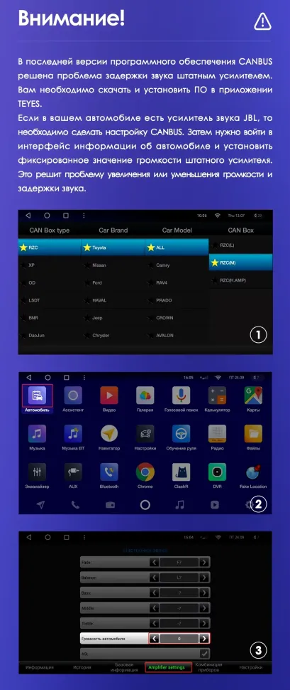 Штатная магнитола Teyes CC3 4/32 Toyota Camry 7 XV 50 55 (2014-2017) F4
