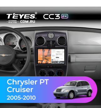 Штатная магнитола Teyes CC3 2K 6/128 Chrysler PT Cruiser (2005-2010)