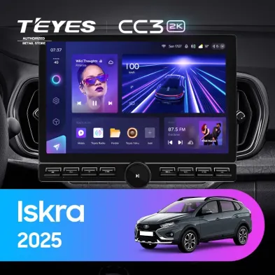 Штатная магнитола Teyes CC3 2K 6/128 LADA Iskra SW Cross 2025 Тип-B (13" с кнопками)