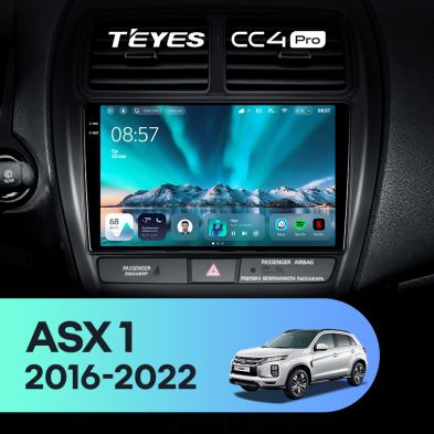 Штатная магнитола Teyes CC4 Pro 8/128 Mitsubishi ASX (2016-2022) Тип-A