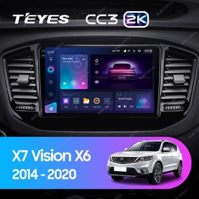 Штатная магнитола Teyes CC3 2K 4/32 Geely Emgrand X7 (2014-2020)