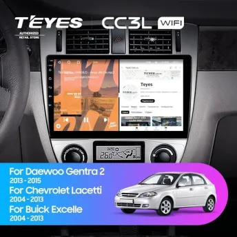 Штатная магнитола Teyes CC3L WiFi 2/32 Daewoo Gentra 2 (2013-2015) F2 Тип-B