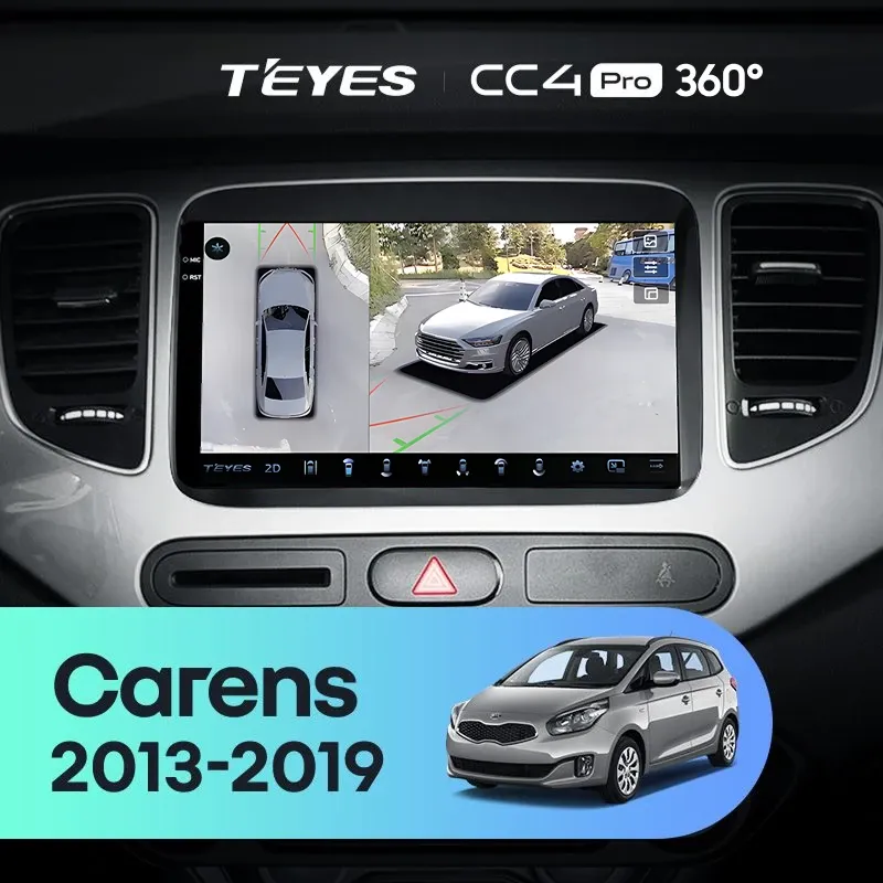 Штатная магнитола Teyes CC4 Pro 360 8/128 Kia Carens RP 3 (2013-2019)