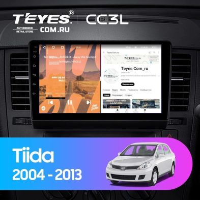 Штатная магнитола Teyes CC3L 4/64 Nissan Tiida C11 (2004-2013) F2
