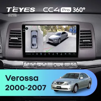 Штатная магнитола Teyes CC4 Pro 360 8/128 Toyota Verossa (2000-2007) F2