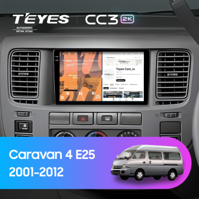 Штатная магнитола Teyes CC3 2K 4/32 Nissan Caravan 4 E25 (2001-2012)