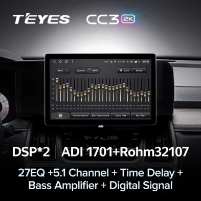 Штатная магнитола Teyes CC3 2K 6/128 Kia Sorento 4 MQ4 (2020-2024) (13" с кнопками)