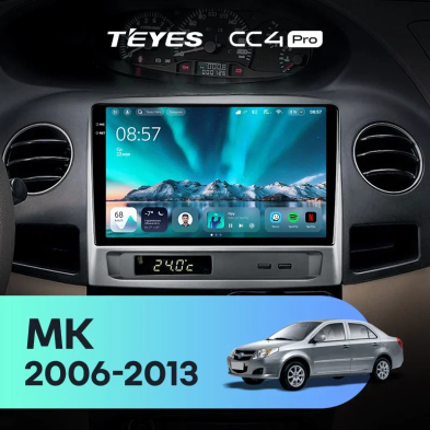 Штатная магнитола Teyes CC4 Pro 12/256 Geely MK 1 (2006-2013)
