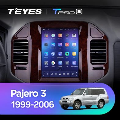 Штатная магнитола Tesla style Teyes TPRO 2 4/64 Mitsubishi Pajero 3 V70 V60 (1999-2006)