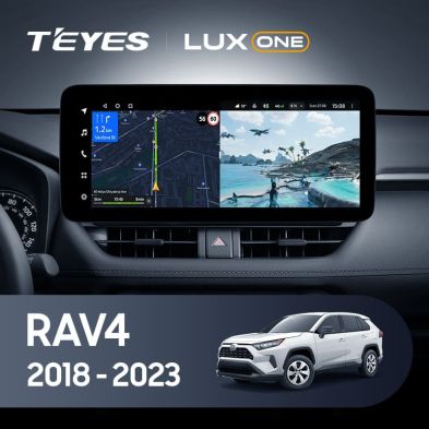 Штатная магнитола Teyes LUX ONE 360 6/128 Toyota RAV4 5 XA50 (2018-2023)