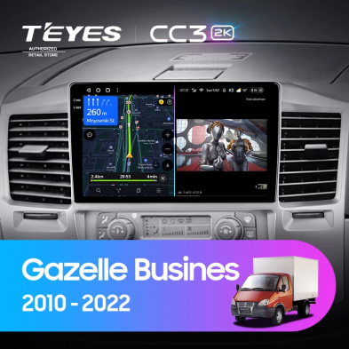 Штатная магнитола Teyes CC3 2K 4/32 для GAZ Газель Бизнес (2010-2022) F3