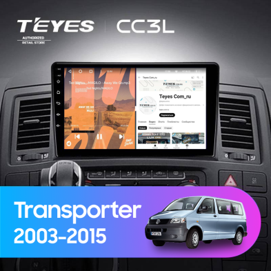 Штатная магнитола Teyes CC3L 4/32 Volkswagen Transporter T5 (2003-2015)