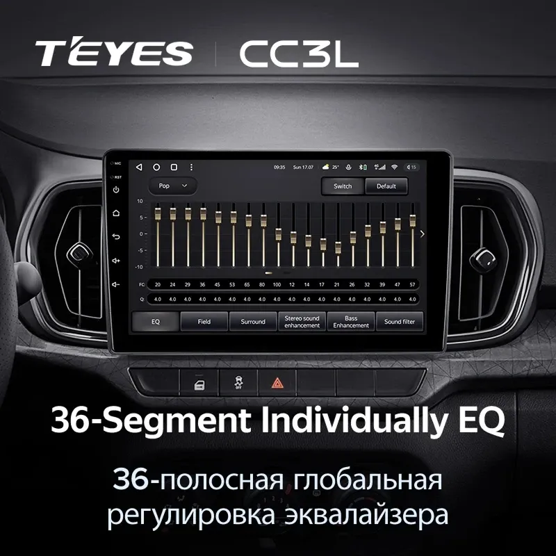 Штатная магнитола Teyes CC3L 4/64 LADA Iskra SW Cross (2025-2026) Тип-B