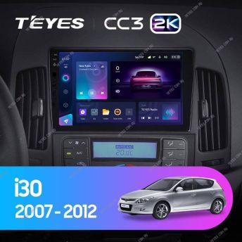 Штатная магнитола Teyes CC3 2K 4/64 Hyundai i30 1 FD (2007-2012) F1