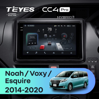 Штатная магнитола Teyes CC4 Pro 8/128 Toyota Voxy III R80 (2014-2020)