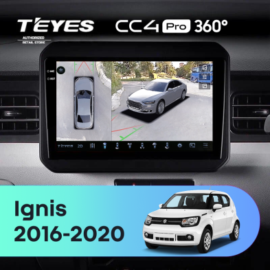 Штатная магнитола Teyes CC4 Pro 360 8/128 Suzuki Ignis (2016-2020)