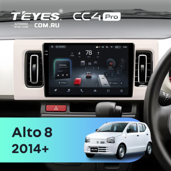 Штатная магнитола Teyes CC4 Pro 8/128 Suzuki Alto 8 (2014-)