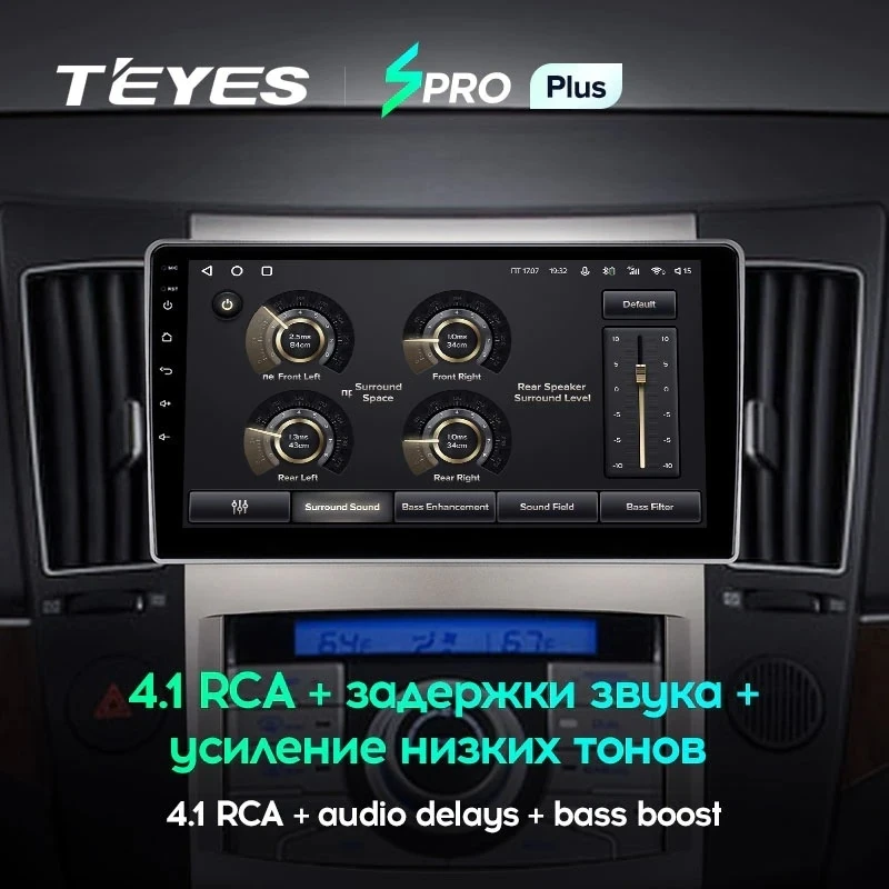 Штатная магнитола Teyes SPRO Plus 4/64 Hyundai ix55 (2006-2015)