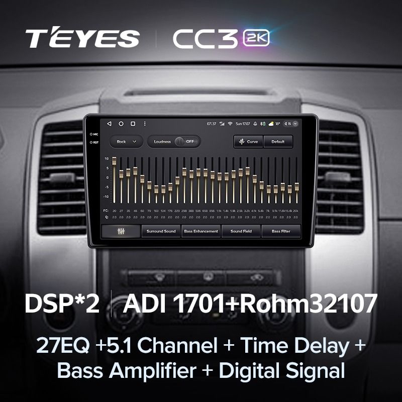 Штатная магнитола Teyes CC3 2K 360 6/128 Nissan Xterra 2 N50 (2008-2015)