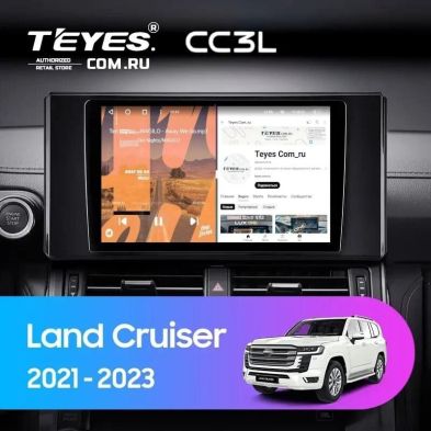 Штатная магнитола Teyes CC3L 4/32 Toyota Land Cruiser 300 (2021-2023)