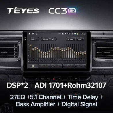 Штатная магнитола Teyes CC3 2K 4/64 Renault Master (2019-2022)
