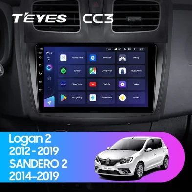 Штатная магнитола Teyes CC3 4/32 Renault Sandero 2 (2013-2022) F2
