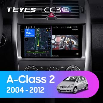 Штатная магнитола Teyes CC3 2K 4/64 Mercedes-Benz A-Class 2 W169 C169 (2004-2012)