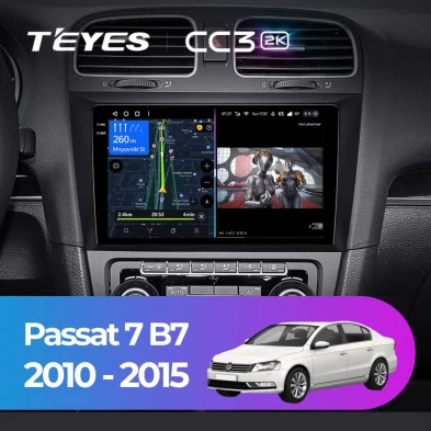 Штатная магнитола Teyes CC3 2K 360 6/128 Volkswagen Passat 7 B7 (2010-2015)