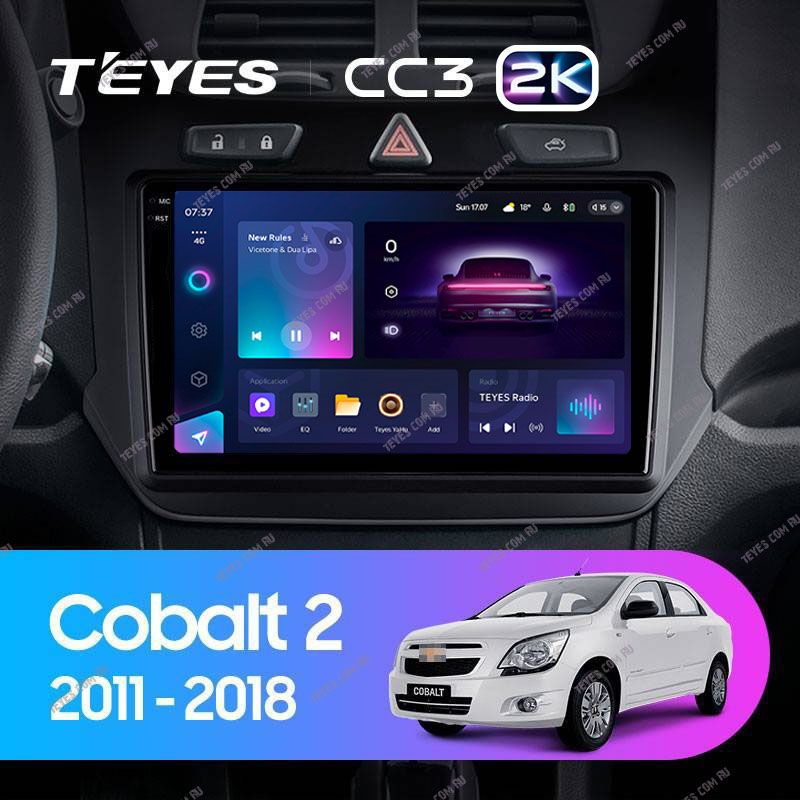 Штатная магнитола Teyes CC3 2K 6/128 Chevrolet Cobalt 2 (2011-2018)