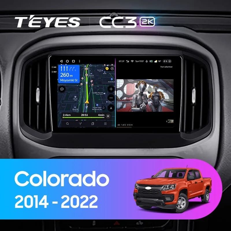 Штатная магнитола Teyes CC3 2K 4/64 Chevrolet Colorado 2 (2014-2022)